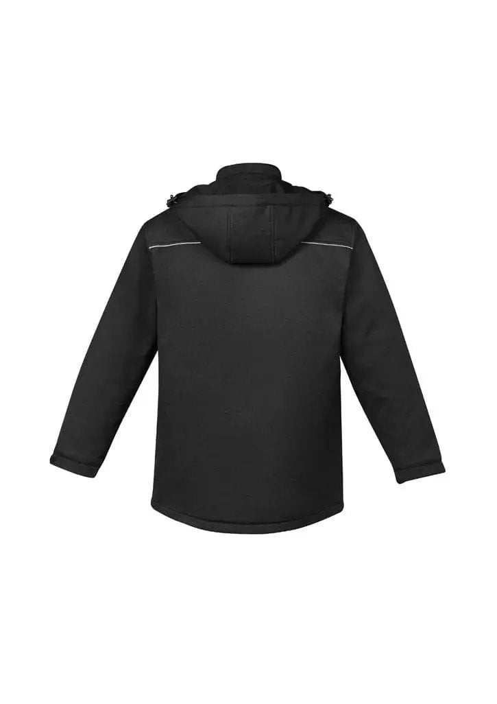 Unisex Antarctic Softshell Taped Jacket ZJ253 Work Wear Syzmik Black XXS